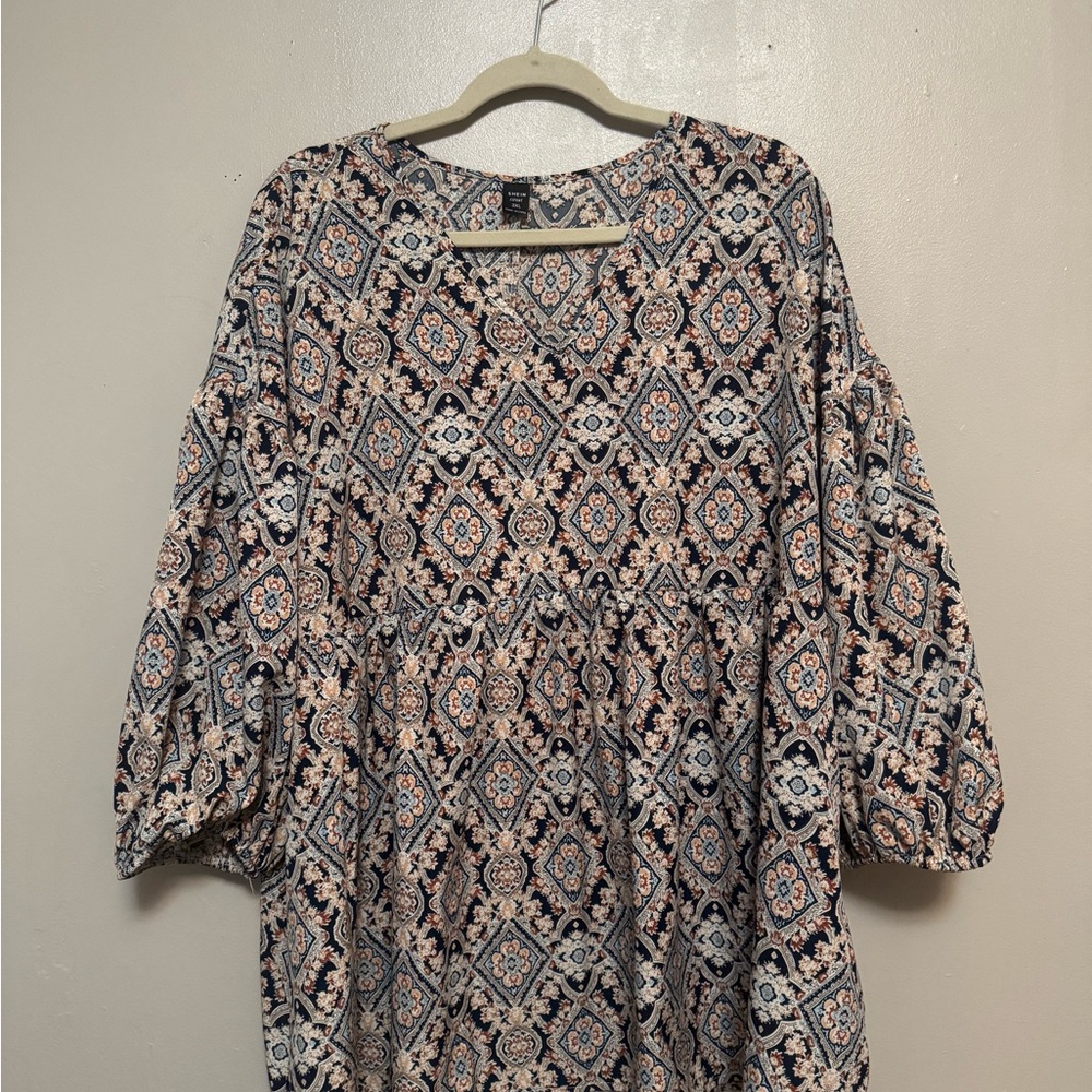 Bohemian Patterned Women's Top